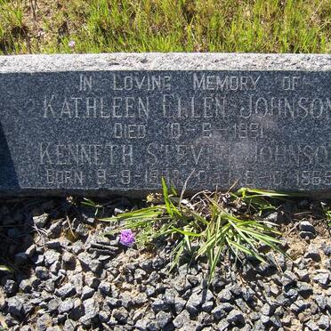 JOHNSON Kenneth Steven 1893-1965 &amp; Kathleen Ellen -1961