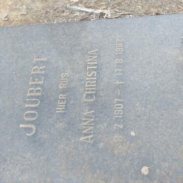 JOUBERT Anna Christina 1907-1982