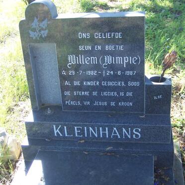 KLEINHANS Willem 1982-1987