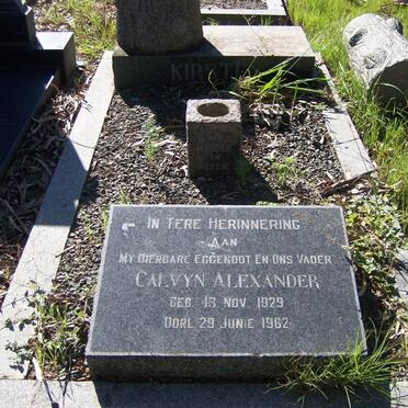 KIRSTEN Calvyn Alexander 1929-1962