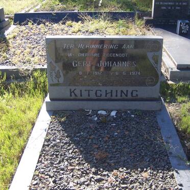 KITCHING Gert Johannes 1912-1974