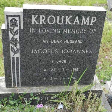 KROUKAMP Jacobus Johannes 1918-1986