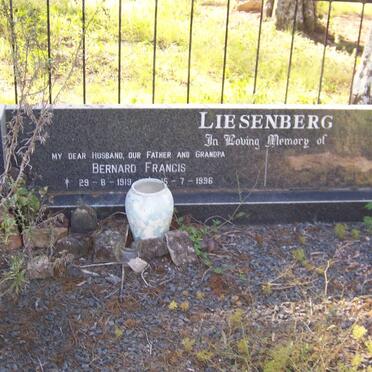 LIESENBERG Bernard Francis 1919-1996
