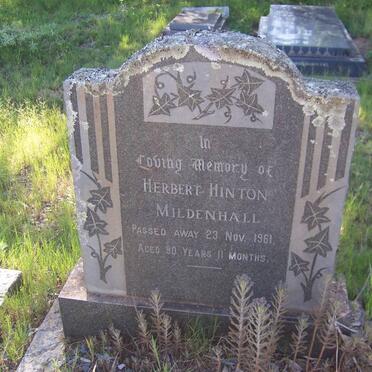 MILDENHALL Herbert Hinton -1961