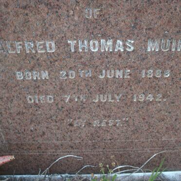 MUIR Alfred Thomas 1888-1942