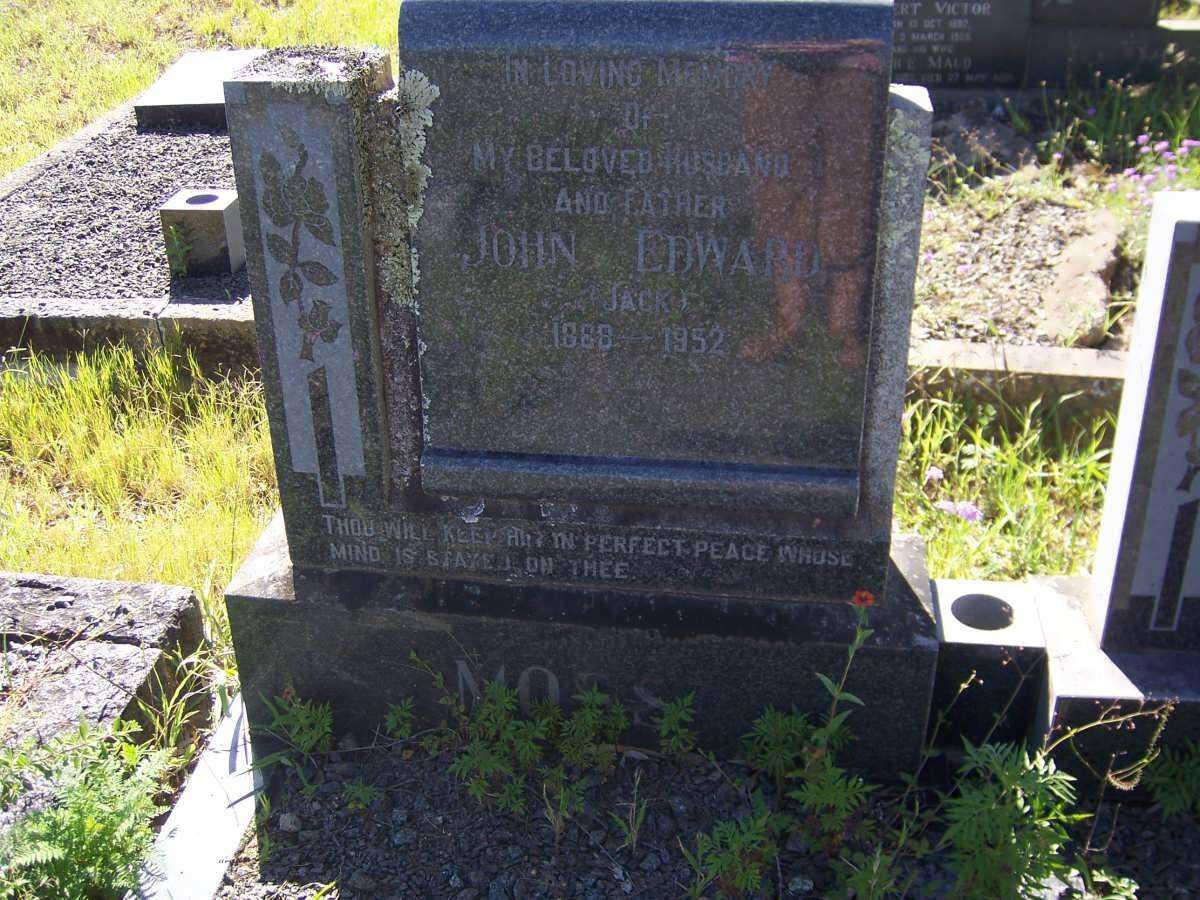 MOSS John Edward 1888-1952