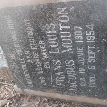 MOUTON Frans Louis Jacobus 1907-1954