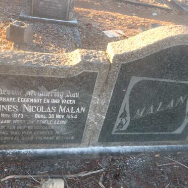 MALAN Johannes Nicolas 1873-1954 &amp; Aletta Elizabeth VAN HEERDEN 1881-1963
