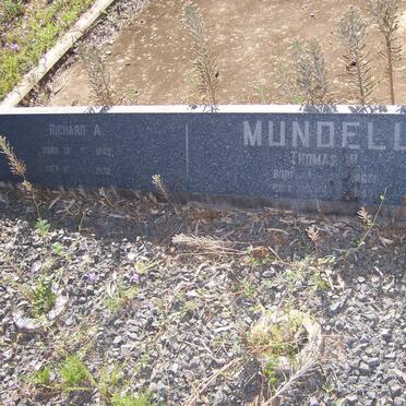 MUNDELL Richard A. 1862-1933 :: MUNDELL Thomas W. 1865-1942