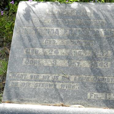 NEL Gertruida Francina nee SCHUTTE 1882-1943