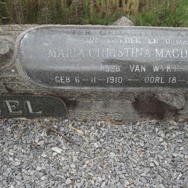 NEL Jacobus Adriaan 1908-1966 &amp; Maria Christina Magdalena VAN WYK 1910-1980