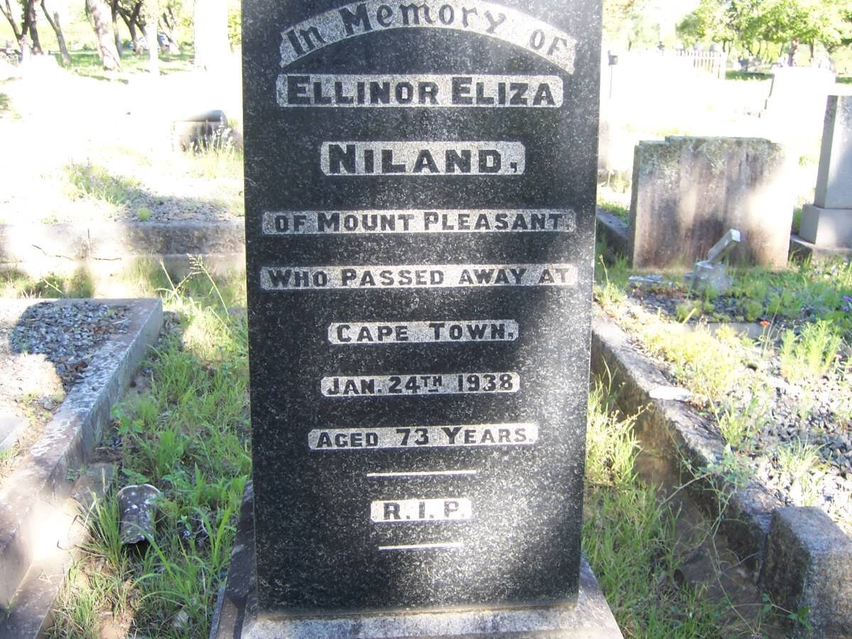 NILAND Ellinor Eliza -1938