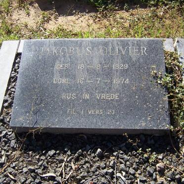 OLIVIER Jakobus 1929-1974