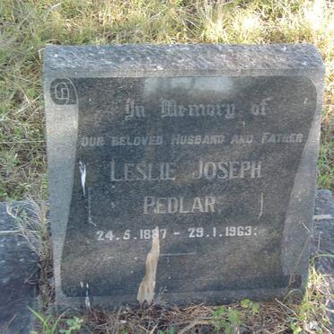 PEDLAR Leslie Joseph 1887-1963
