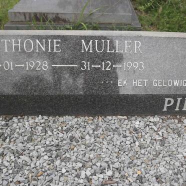 PIENAAR Anthonie Muller 1928-1993