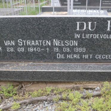 PREEZ Van Straaten Nelson, du 1940-1999 &amp; Jennifer Beryl 1938-1995