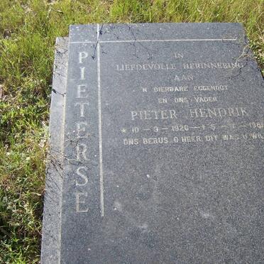 PIETERSE Pieter Hendrik 1926-1981