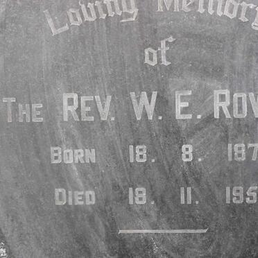 ROWLEY W.E. 1870-1954