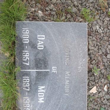 ROGERS Dad 1900-1957 &amp; Mom 1897-1985 :: ROGERS William Hubert Dudley 1930-1976