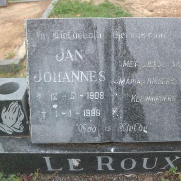 ROUX Jan Johannes, le 1909-1989