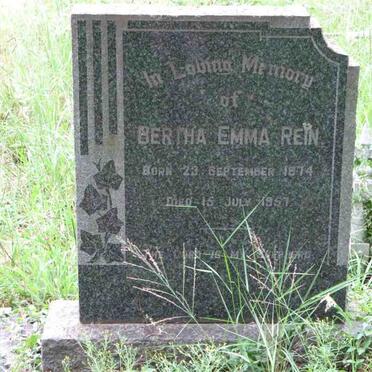 REIN Bertha Emma 1874-1957