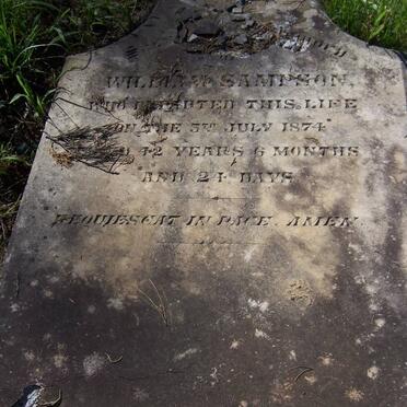 SAMPSON William -1874