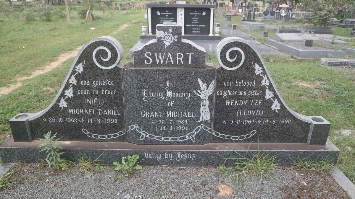 SWART Michael Daniel 1962-1990 &amp; Wendy Lee LLOYD 1964-1990 :: SWART Grant Michael 1989-1990