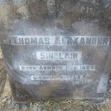 SINCLAIR Thomas Alexander 1869-1955