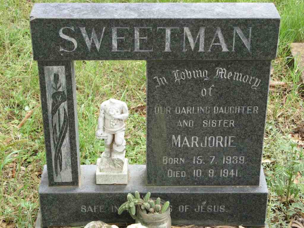 SWEETMAN Marjorie 1939-1941