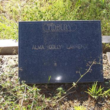 TIDBURY Alma Lawrence