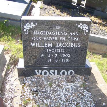 VOSLOO Willem Jacobus 1902-1981