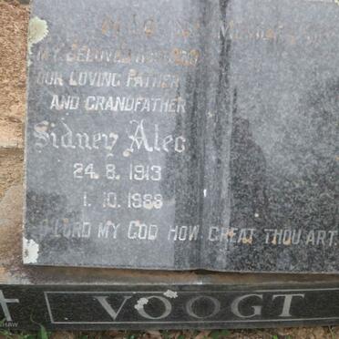 VOOGT Sidney Alec 1913-1988