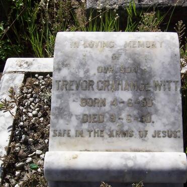 WITT Trevor Graham, de 1950-1950