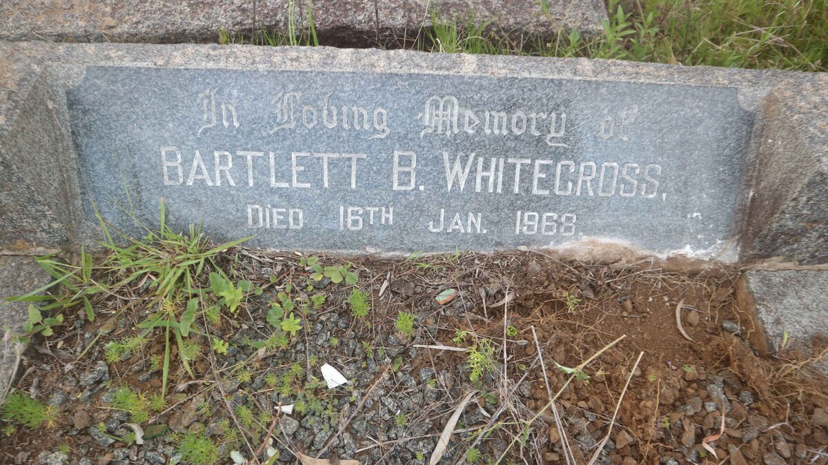 WHITECROSS Bartlett B. -1968