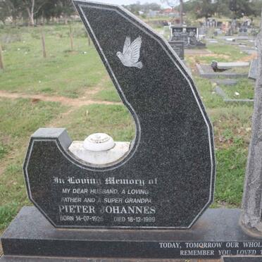 WET Pieter Johannes, de 1926-1999 &amp; Louisa Minnie 1929-2013