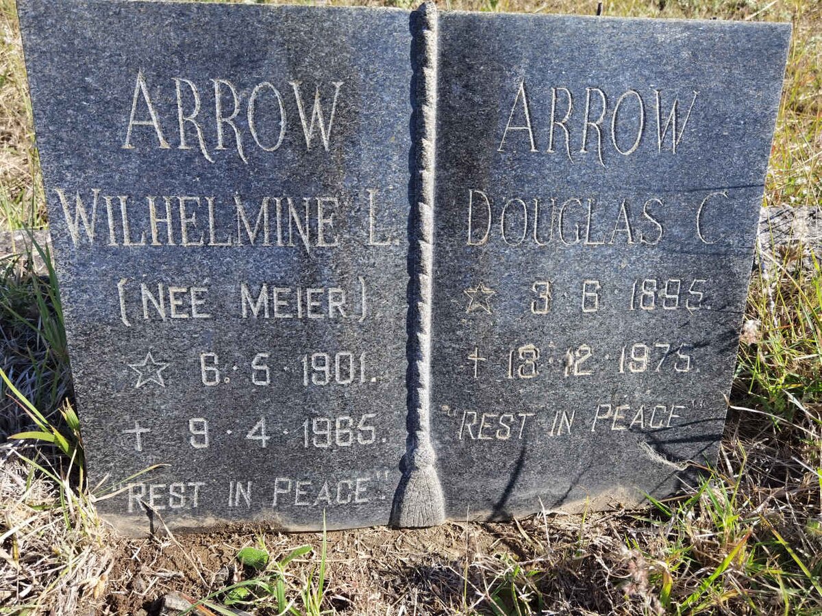 ARROW Douglas C. 1895-1975 &amp; Wilhelmine L. MEIER 1901-1965