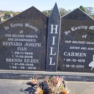 HILL Reinard Joseph Ivan 1946-2016 &amp; Brenda Eileen 1946-2016 :: HILL Carmen 1976-2001