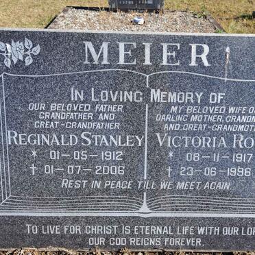 MEIER Reginald Stanley 1912-2006 &amp; Victoria Rose 1917-1996 :: MEIER David Stanley 1944-2020 