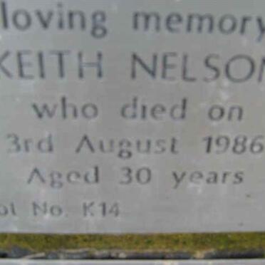 NELSON Keith -1986
