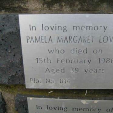 LOVELY Pamela Margaret -1986