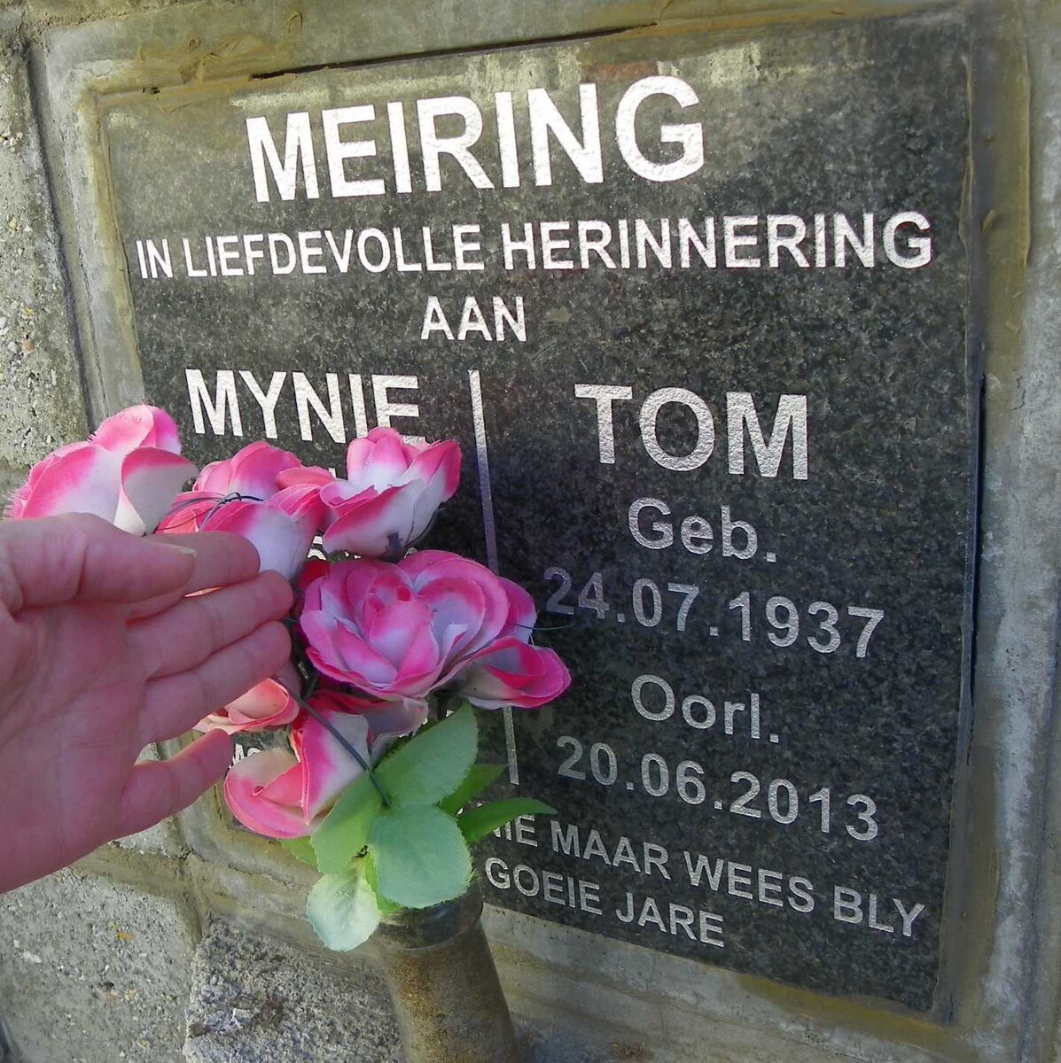 MEIRING Tom 1937-2013 &amp; Mynie
