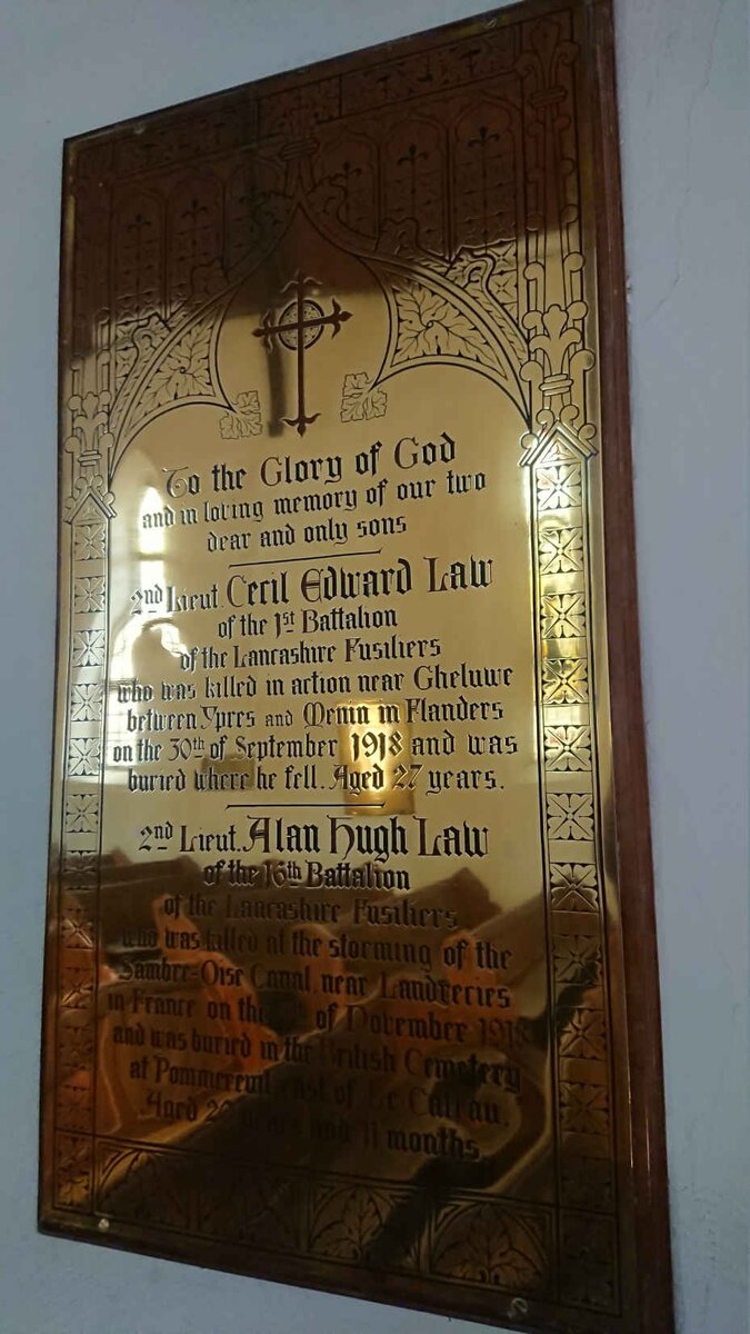 LAW Cecil Edward -1918 :: LAW Alan Hugh -1918