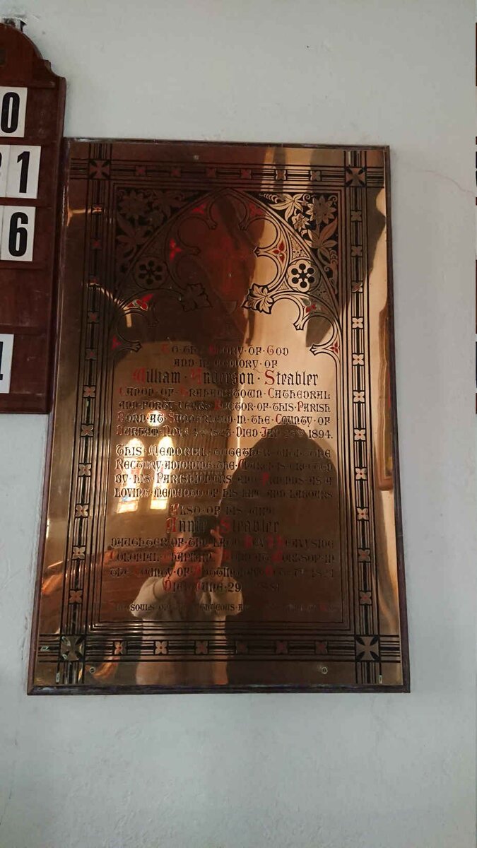 STEABLER William Anderson 1823-1894 &amp; Annie 1824-1881