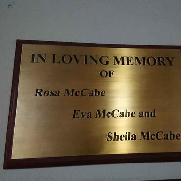 McCABE Rosa :: McCABE Eva :: McCABE Sheila