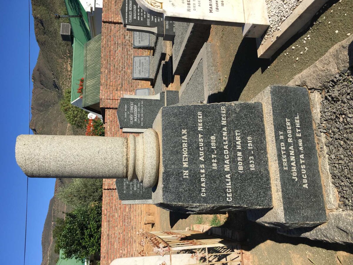 NESER Charles August 1927-191? &amp; Cecilia Magdalena HART 1853-1919