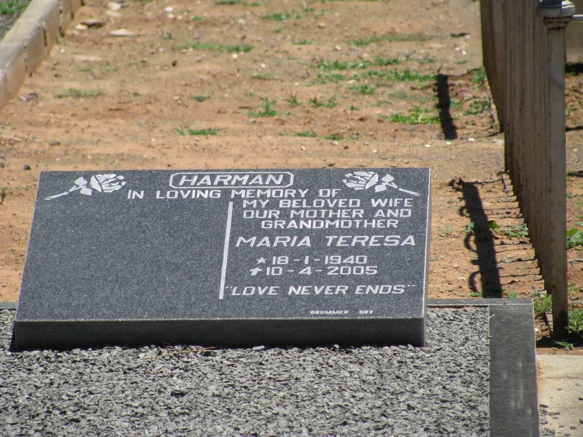 HARMAN Maria Teresa 1940-2005