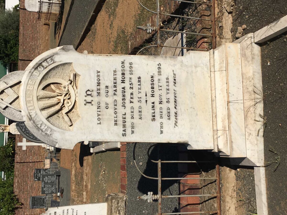 HOBSON Samuel Joshua -1896 &amp; Selina -1895