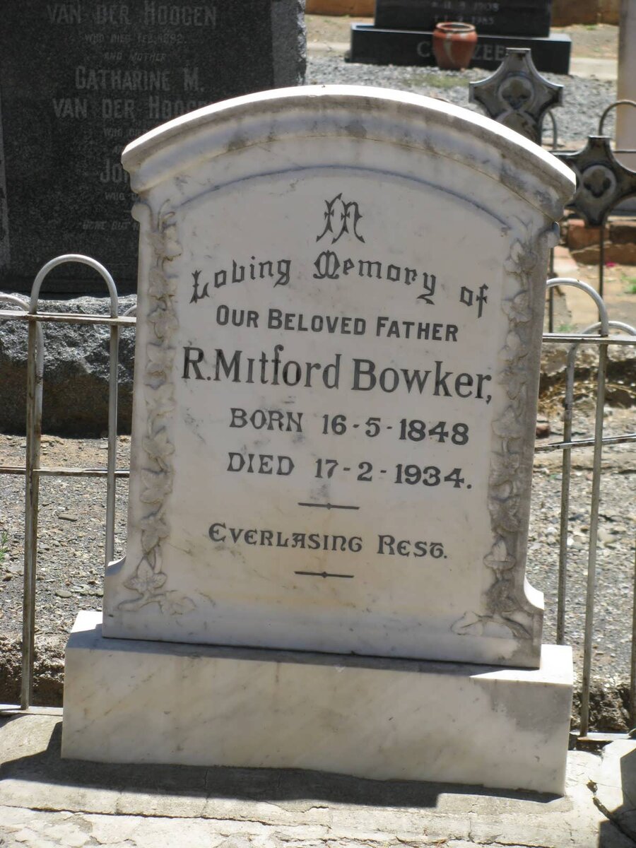 BOWKER R. Mitford 1848-1934