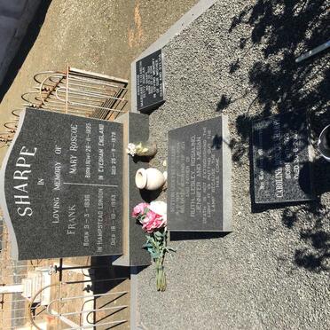 SHARPE Frank 1896-1983 &amp; Mary Roscoe NEW 1895-1978