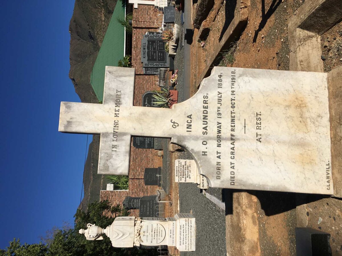 SAUNDERS Inga H.O. 1884-1918